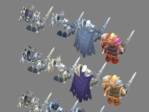 3D游戲角色英雄怪物模型集合設計資源下載指南